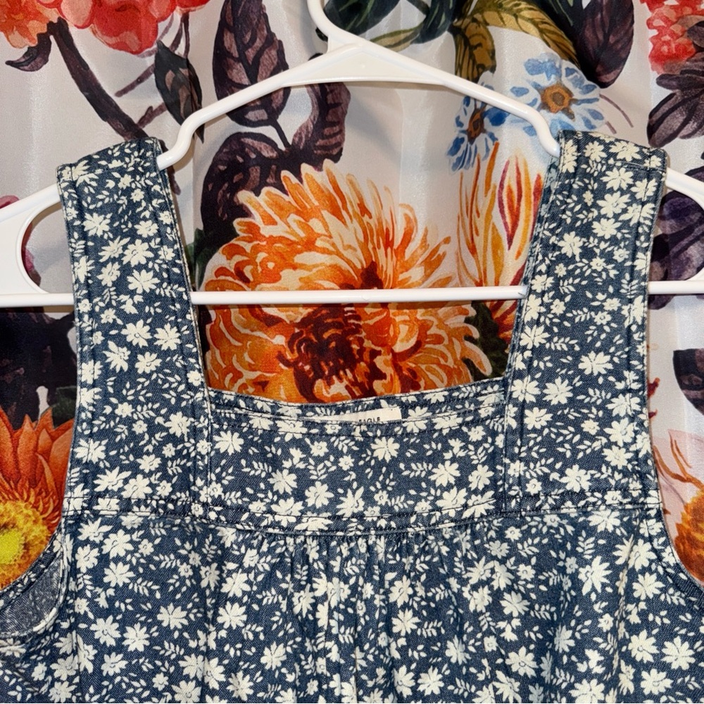 American Eagle Peplum Cropped Tank Top - Picture 6 of 6